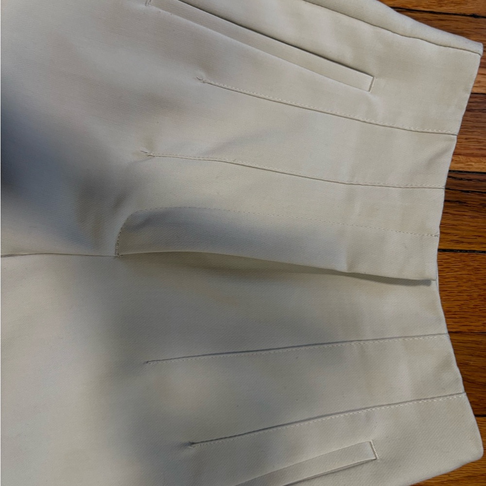 Zara Off-White Pleated by Pants